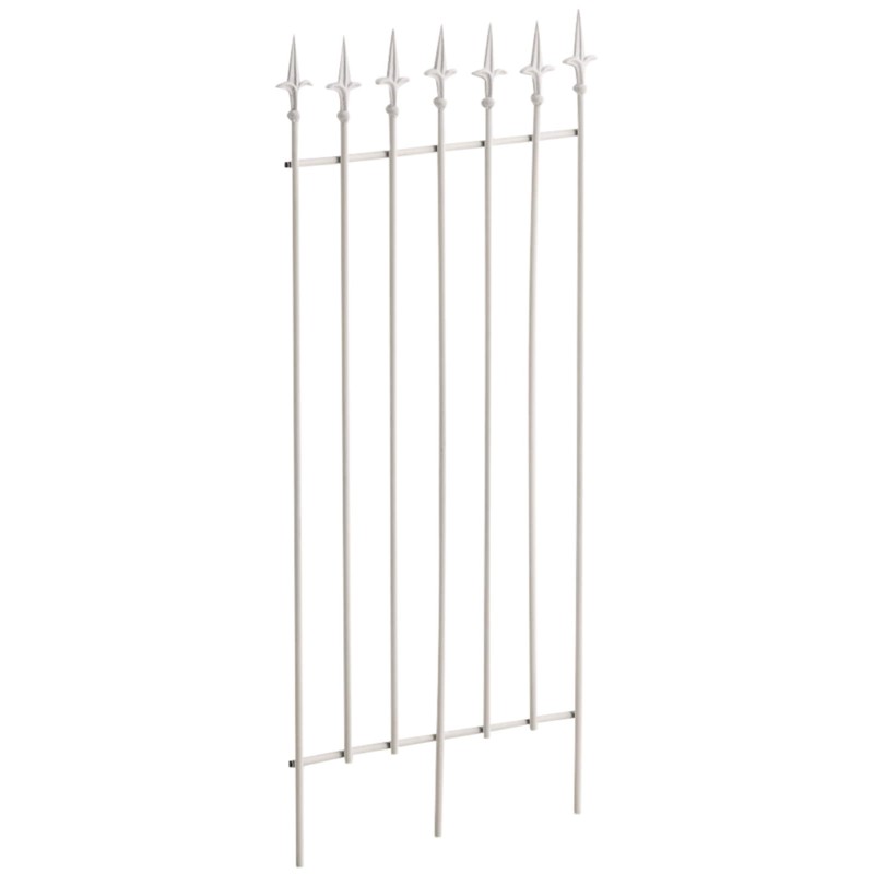 Juego de celosía blanca Elisa de 2 piezas