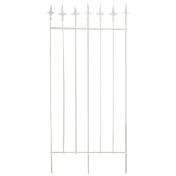 Juego de celosía blanca Elisa de 2 piezas