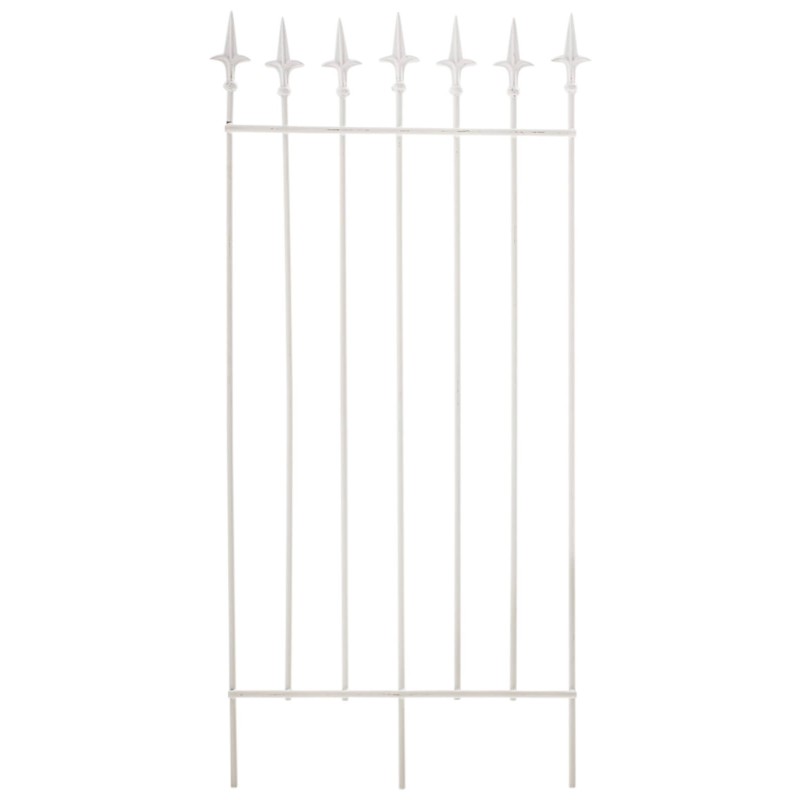 Juego de celosía blanca Elisa de 2 piezas