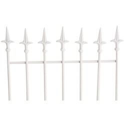 Juego de celosía blanca Elisa de 2 piezas