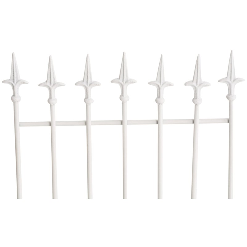 Juego de celosía blanca Elisa de 2 piezas