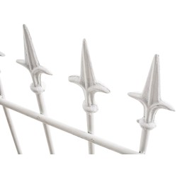 Juego de celosía blanca Elisa de 2 piezas