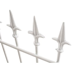 Juego de celosía blanca Elisa de 2 piezas