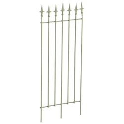 Juego de celosía Elisa de 2 piezas en verde antiguo