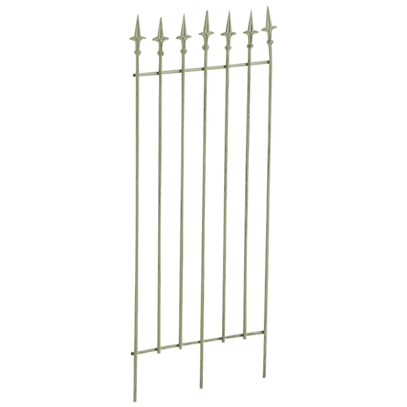 Juego de celosía Elisa de 2 piezas en verde antiguo