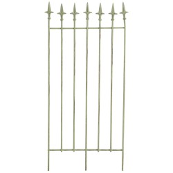 Juego de celosía Elisa de 2 piezas en verde antiguo