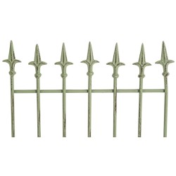 Juego de celosía Elisa de 2 piezas en verde antiguo