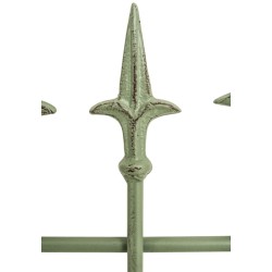 Juego de celosía Elisa de 2 piezas en verde antiguo