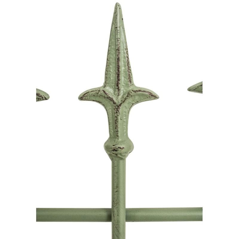 Juego de celosía Elisa de 2 piezas en verde antiguo