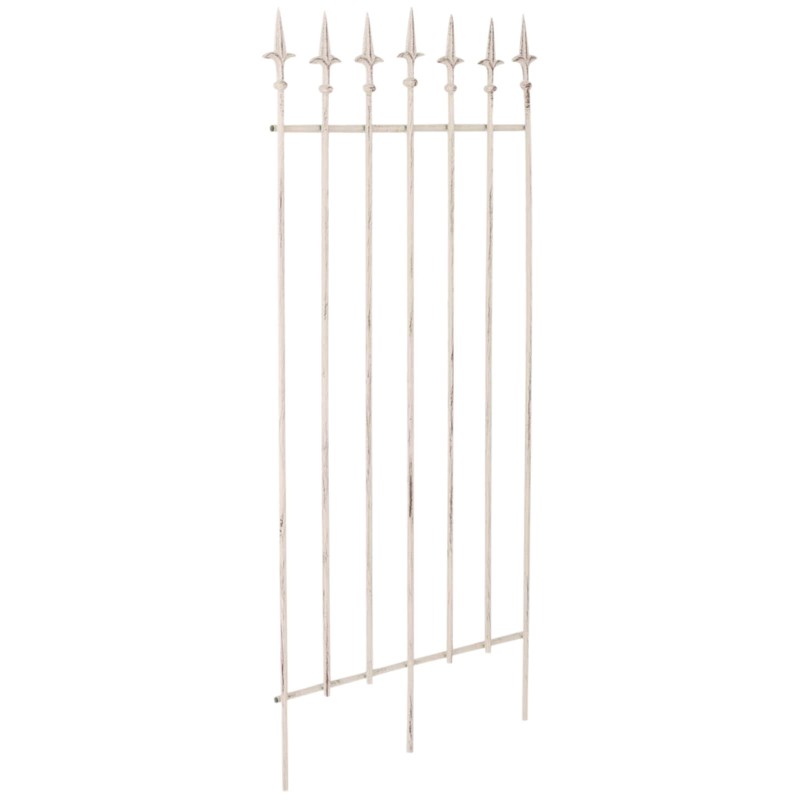 Juego de celosía Elisa de 2 piezas en color crema antiguo