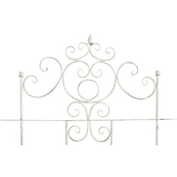 Juego de 2 celosías Paula blancas antiguas