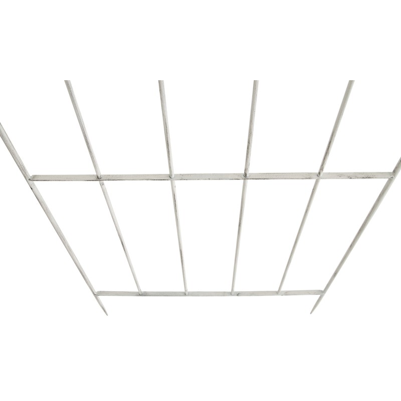 Juego de 2 celosías Paula blancas antiguas