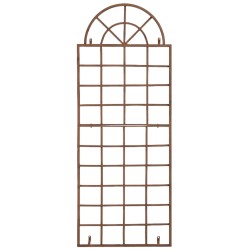 Juego de 2 celosías Viva color marrón antiguo