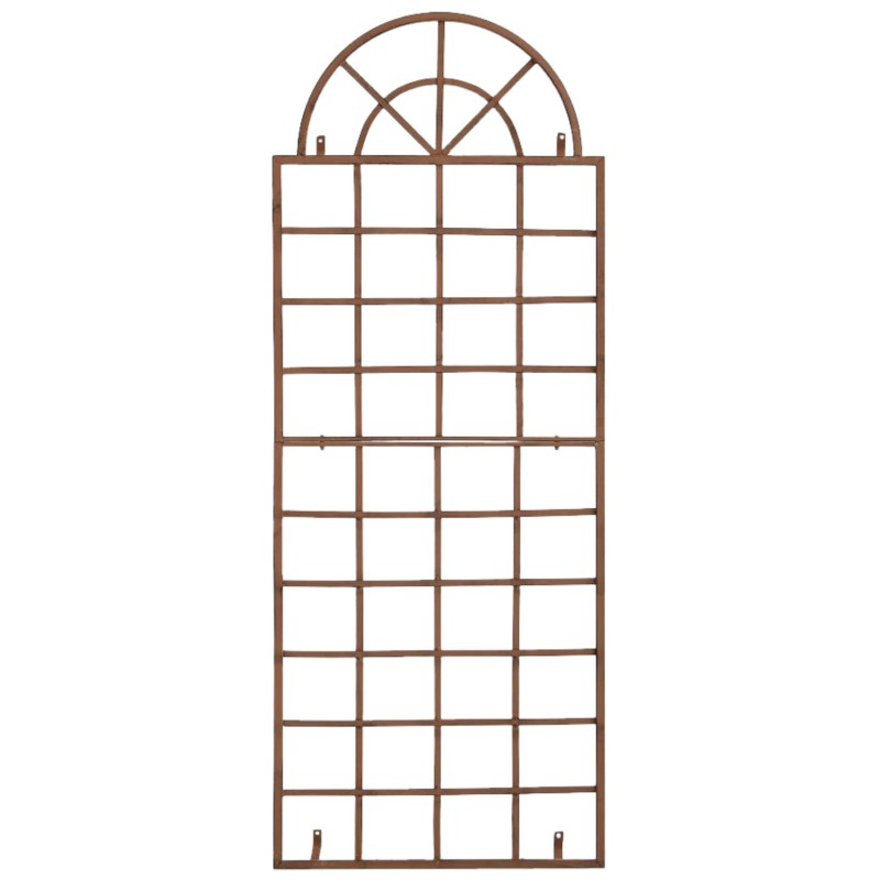 Juego de 2 celosías Viva color marrón antiguo