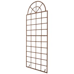 Juego de 2 celosías Viva color marrón antiguo