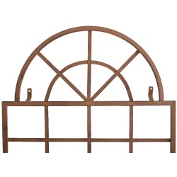 Juego de 2 celosías Viva color marrón antiguo