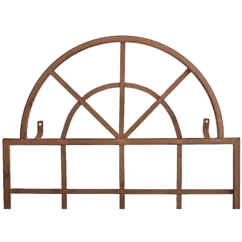 Juego de 2 celosías Viva color marrón antiguo