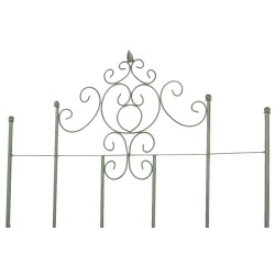 Juego de 2 celosías Paula de color verde antiguo