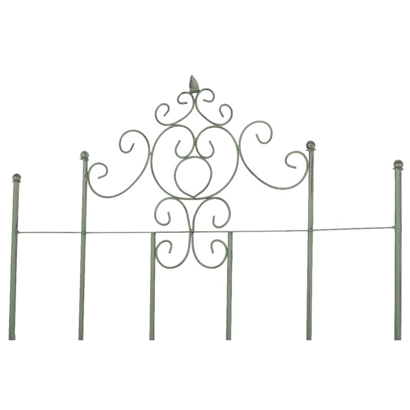 Juego de 2 celosías Paula de color verde antiguo