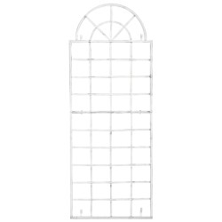 Juego de 2 celosías Viva blancas antiguas