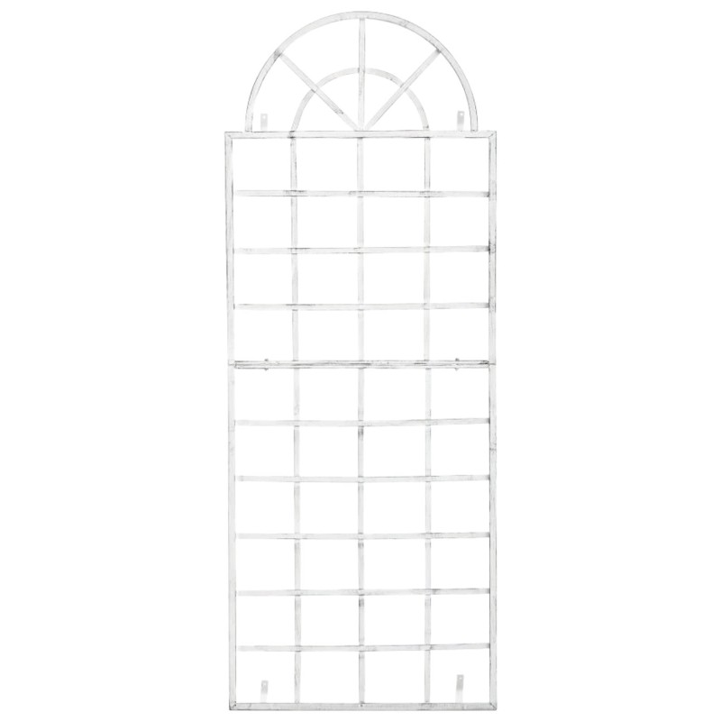 Juego de 2 celosías Viva blancas antiguas