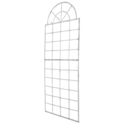 Juego de 2 celosías Viva blancas antiguas