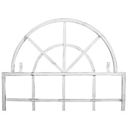 Juego de 2 celosías Viva blancas antiguas