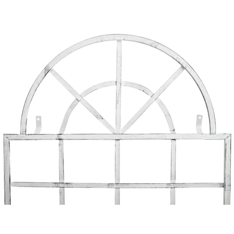 Juego de 2 celosías Viva blancas antiguas