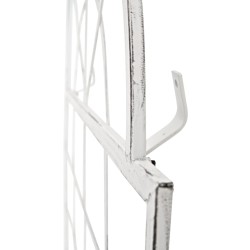 Juego de 2 celosías Viva blancas antiguas