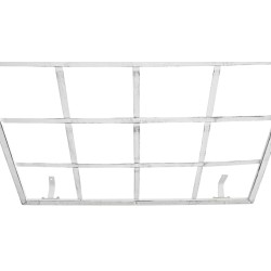 Juego de 2 celosías Viva blancas antiguas