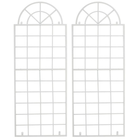 Juego de 2 enrejados blancos Viva