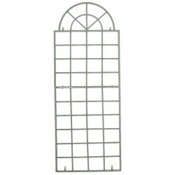 Juego de 2 celosías verdes antiguas Viva