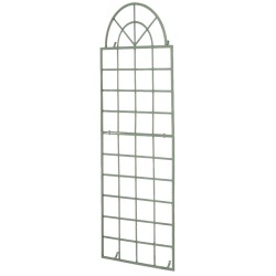 Juego de 2 celosías verdes antiguas Viva