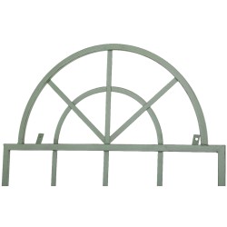 Juego de 2 celosías verdes antiguas Viva