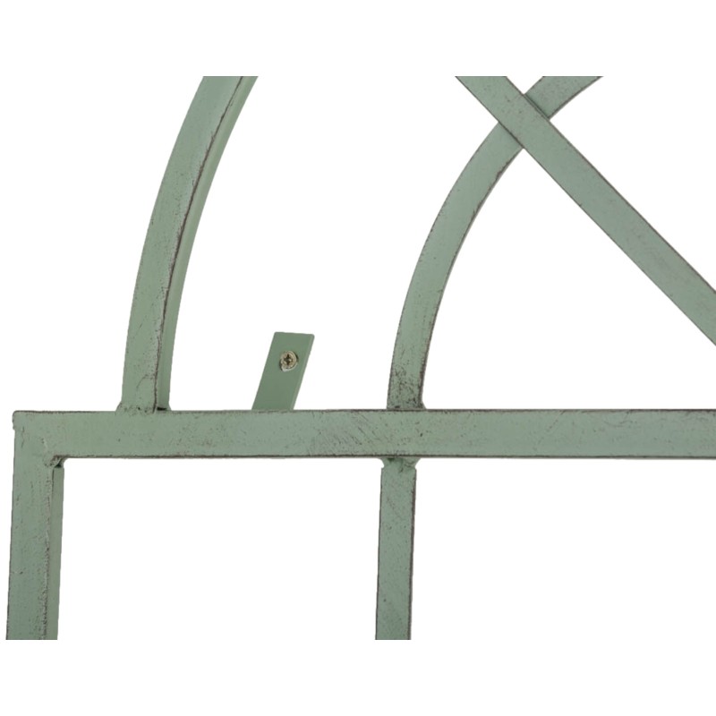 Juego de 2 celosías verdes antiguas Viva