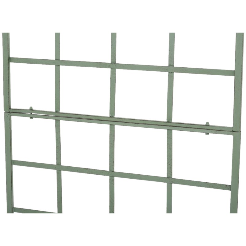 Juego de 2 celosías verdes antiguas Viva