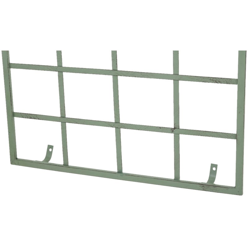 Juego de 2 celosías verdes antiguas Viva