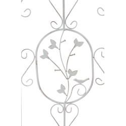 Conjunto de 2 enrejados Burgus blancos antiguos