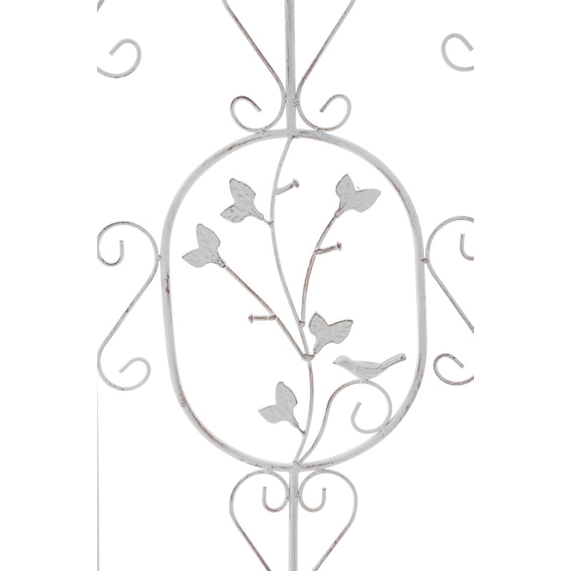 Conjunto de 2 enrejados Burgus blancos antiguos