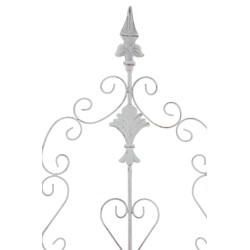 Conjunto de 2 enrejados Burgus blancos antiguos