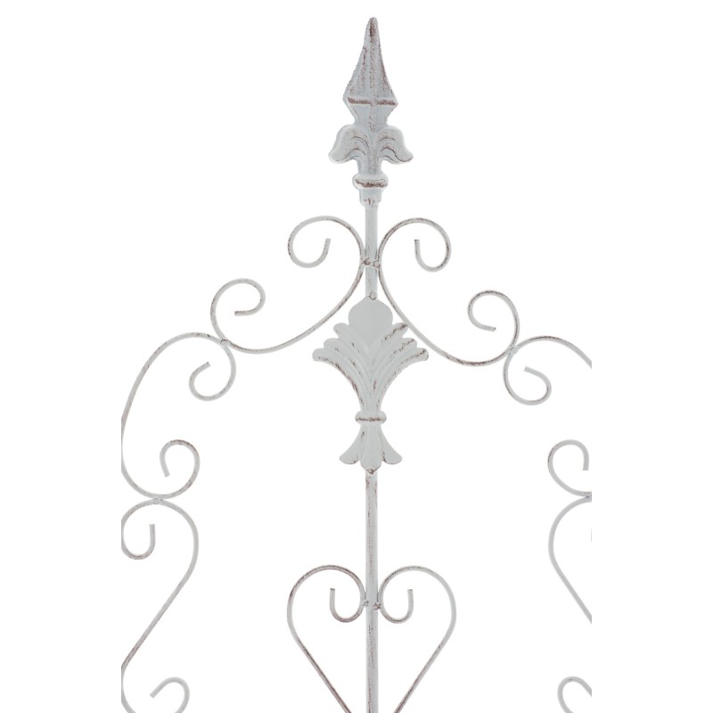 Conjunto de 2 enrejados Burgus blancos antiguos