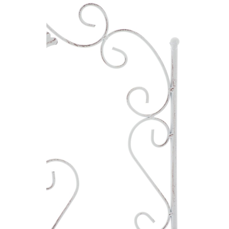 Conjunto de 2 enrejados Burgus blancos antiguos