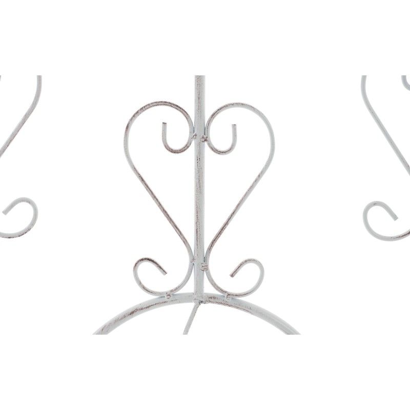 Conjunto de 2 enrejados Burgus blancos antiguos