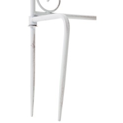 Conjunto de 2 enrejados Burgus blancos antiguos