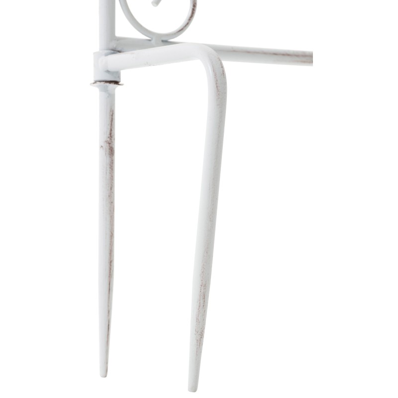 Conjunto de 2 enrejados Burgus blancos antiguos