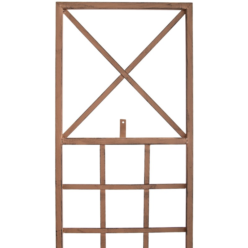 Juego de 2 celosías Trigo de color marrón antiguo