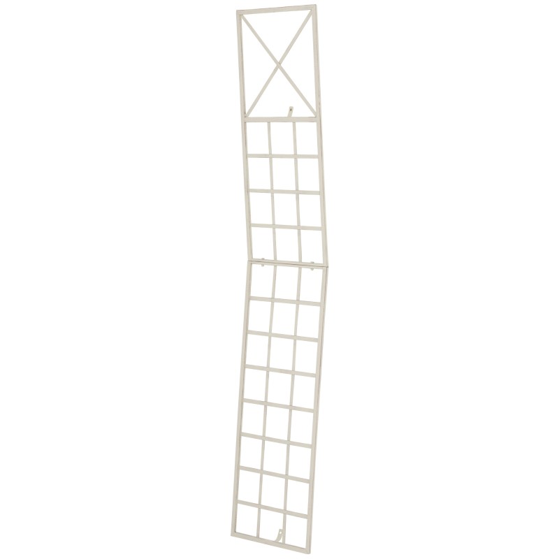 Juego de 2 celosías Trigo en color crema antiguo