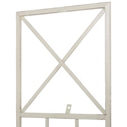 Juego de 2 celosías Trigo en color crema antiguo