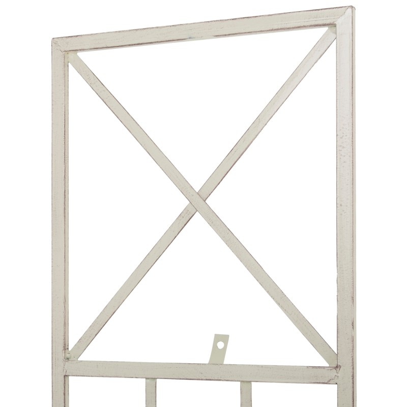 Juego de 2 celosías Trigo en color crema antiguo