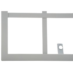 Juego de 2 enrejados blancos Trigo